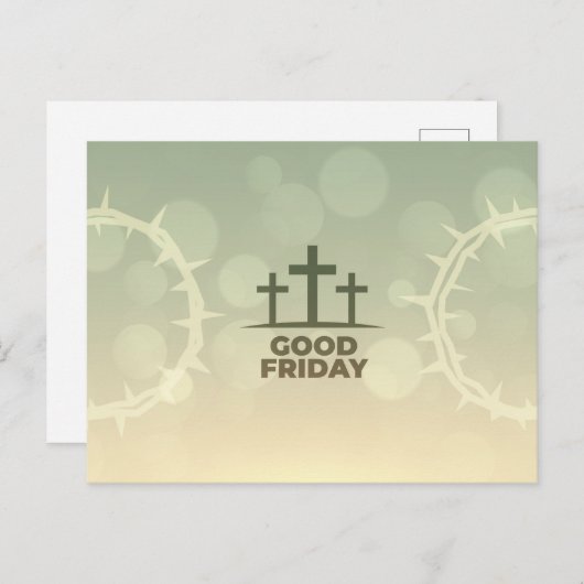 Carte postale Vendredi Saint (Devant / Derrière)