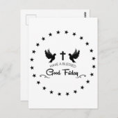 Carte Postale Vendredi saint (Devant / Derrière)