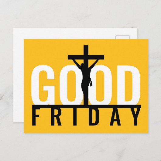 Carte postale Vendredi Saint (Devant / Derrière)