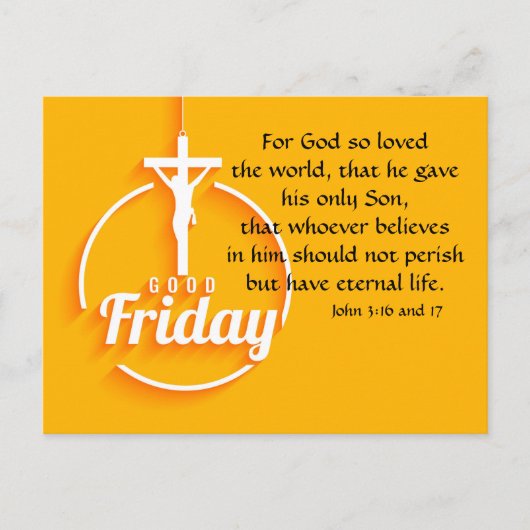 Carte postale Vendredi Saint (Devant)