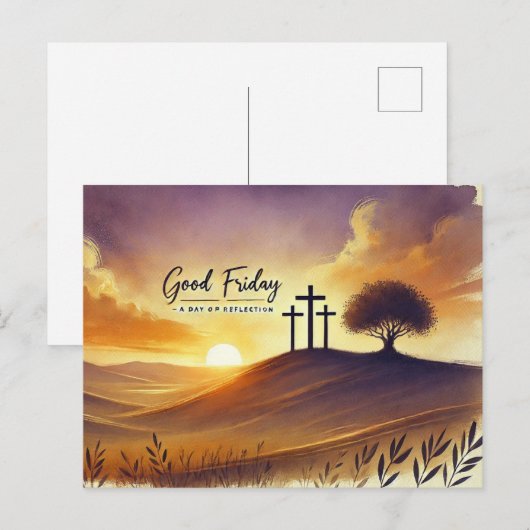 Carte Postale Vendredi saint (Devant / Derrière)