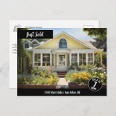 Carte Postale Vendu Immobilier Marketing Marqué (Devant / Derrière)