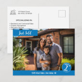 Carte Postale Vendu Immobilier Photo (Devant / Derrière)