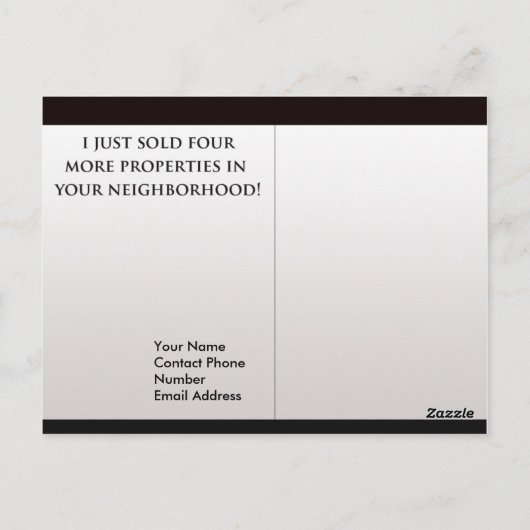 Carte postale vendue (Dos)