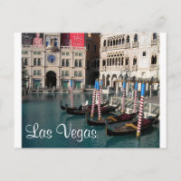 Venetian Casino Little Italy Las Vegas Postcard