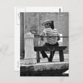 Carte postale Venetian Gondolier (Devant / Derrière)