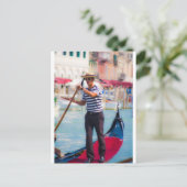 Carte Postale Venetian Gondolier (Debout devant)