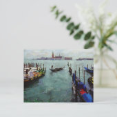 Carte Postale Venetian Gondolier (Debout devant)