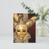 Carte postale Venetian Jester Mask (Debout devant)