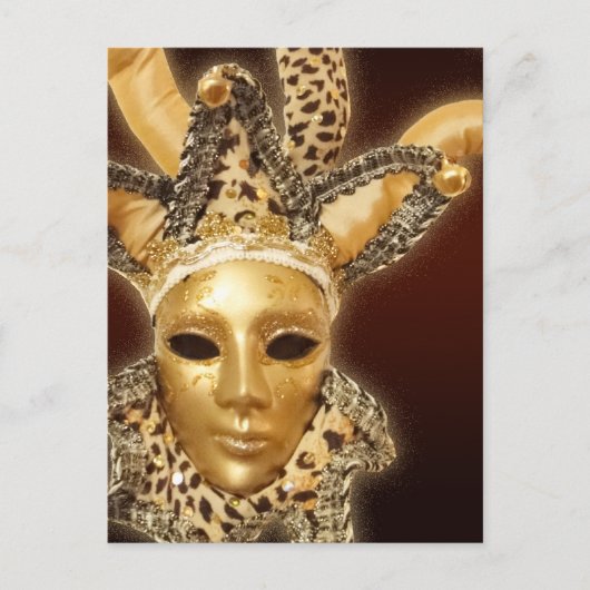 Carte postale Venetian Jester Mask (Devant)