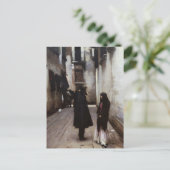 Carte Postale Venetian Street peinture d'art fine John Sargent (Debout devant)