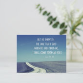 Carte Postale Venez comme la Bible d'or Verse Citation (Debout devant)