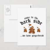 Carte Postale Venez Dans Le Côté Sombre ... Nous Avons Du pain D (Devant / Derrière)