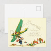 Carte Postale Venez juste vous déposer pour vous souhaiter un jo (Devant / Derrière)