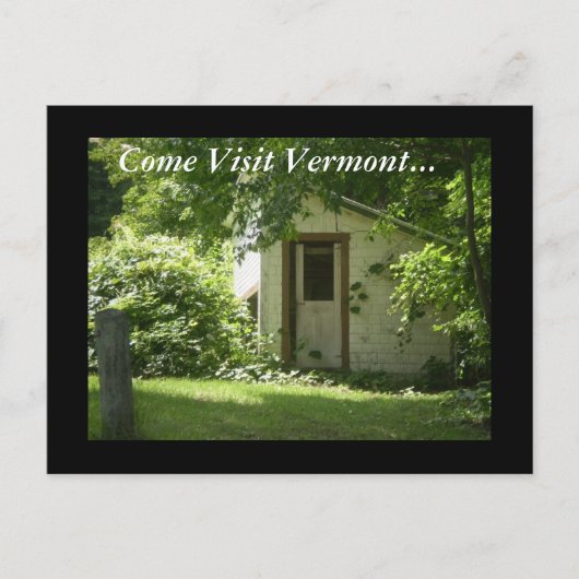 Carte Postale Venez Visiter le Vermont... (Devant)
