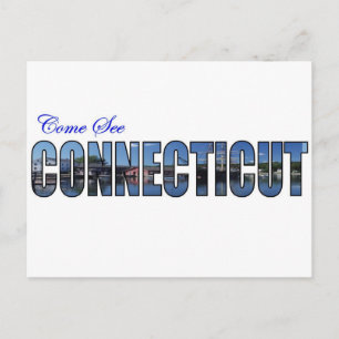 Carte Postale Venez voir Connecticut