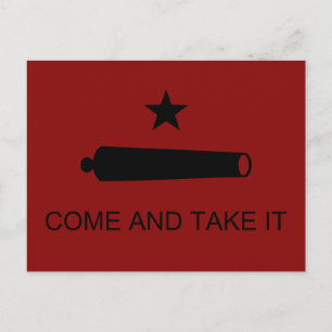Carte Postale Venez-y le chercher ! Drapeau de bataille de l'Éta