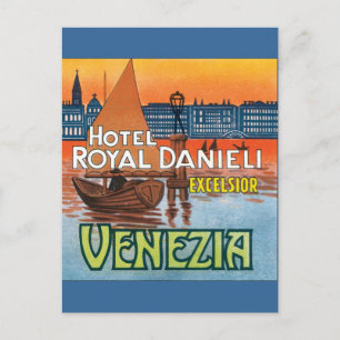 Carte Postale Venezia Hotel Royal Danieli