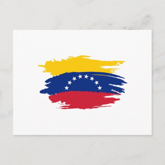 Carte Postale Venezuela Flag (Devant)