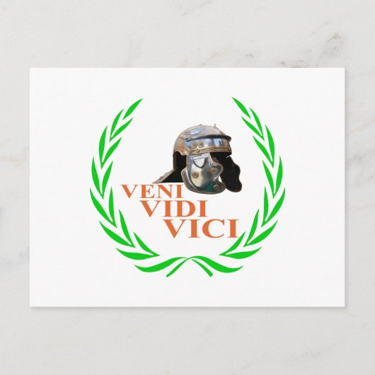Carte Postale Veni Vidi Vici (Devant)