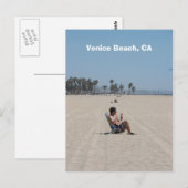 Carte postale Venice Beach amusante ! (Devant / Derrière)