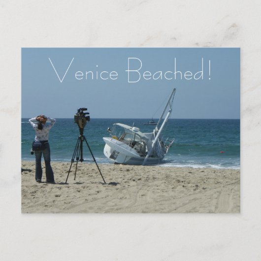 Carte postale Venice Beach amusante ! (Devant)