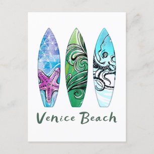 Carte Postale Venice Beach California Surboards