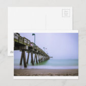 Carte Postale Venice Beach Pier sur la journée Foggy (Devant / Derrière)