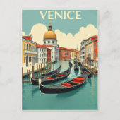 Carte Postale Venice Gondolas - Vintage voyage (Devant)