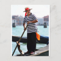 VENICE GONDOLIER AVEC SON CASQUETTE