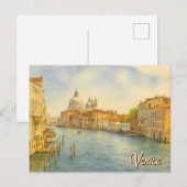 Carte Postale Venice Grand Canal Landscape (Devant / Derrière)