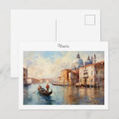 Carte postale Venice, Italie (Devant / Derrière)