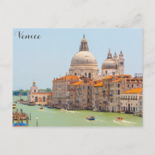 Carte Postale Venice Italie Père Noël Maria della Salute