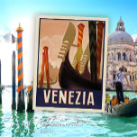 Carte Postale Venice Italy<br><div class="desc">Transport yourself or a loved one to the dreamy city of Venice with our exquisite postcard, carefully crafted by Mylini Design. This postcard captures Venice's mesmerising charm, with its labyrinth of canals, vibrantly coloured homes, and stunning historical architecture. It's more than just a postcard; it's a piece of art that...</div>