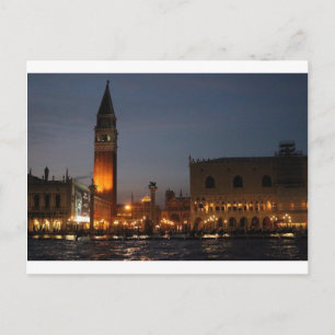 Carte Postale Venice San Macro Carré de nuit