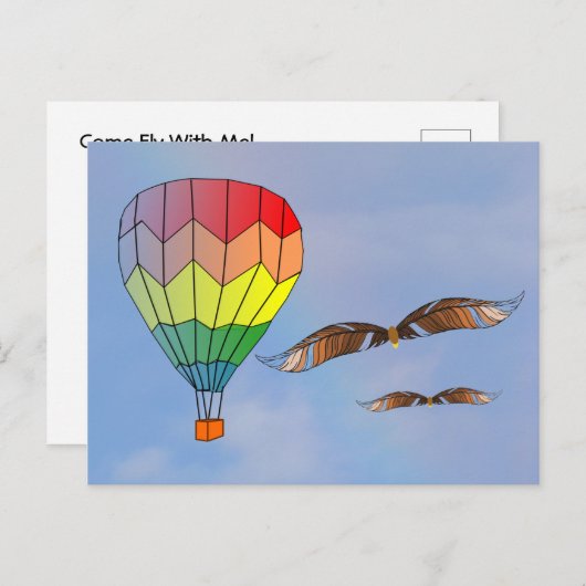 Carte Postale - Venir Avec Moi (Devant / Derrière)