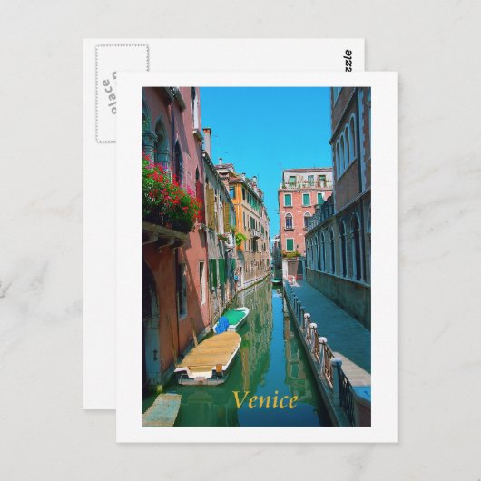 Carte Postale Venise (Devant / Derrière)