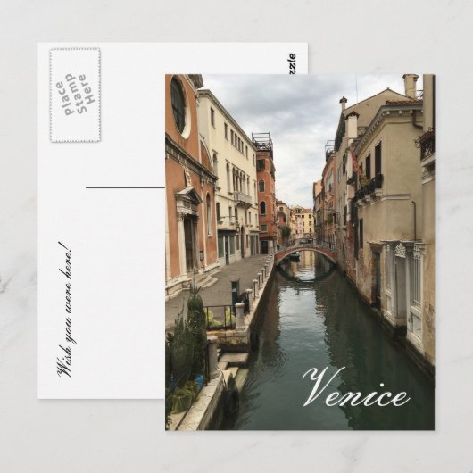 Carte postale Venise (Devant / Derrière)