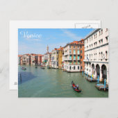 Carte postale Venise (Devant / Derrière)