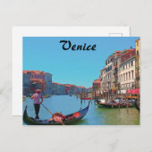 Carte postale Venise (Devant / Derrière)