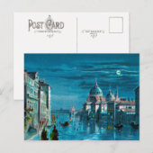Carte Postale Venise au clair de lune (Devant / Derrière)