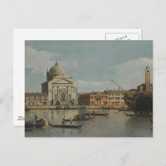 Carte Postale Venise - Canaletto (Devant / Derrière)