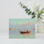 Carte Postale Venise, dans la lagune (Debout devant)