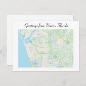 Carte postale Venise, Floride (Devant / Derrière)