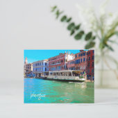 Carte Postale Venise Grand Canal Water Bus (Debout devant)
