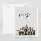 Carte Postale Venise Italie (Devant / Derrière)