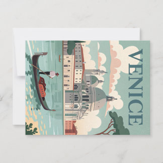 Carte Postale Venise, Italie