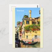 Carte Postale Venise Italie (Devant / Derrière)