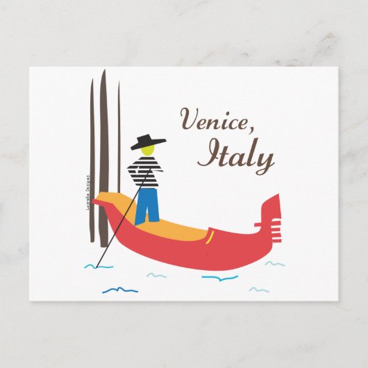 Carte Postale Venise Italie (Devant)