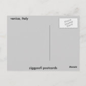 Carte Postale Venise, Italie (Dos)